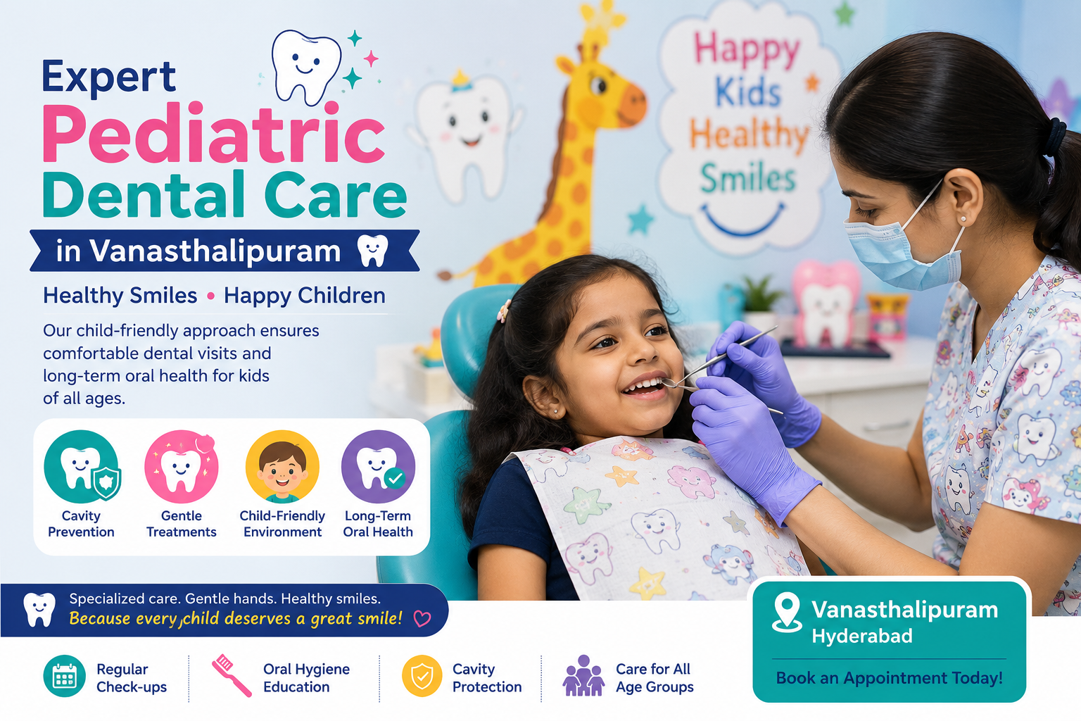 Best Dentist for Children in Vanasthalipuram