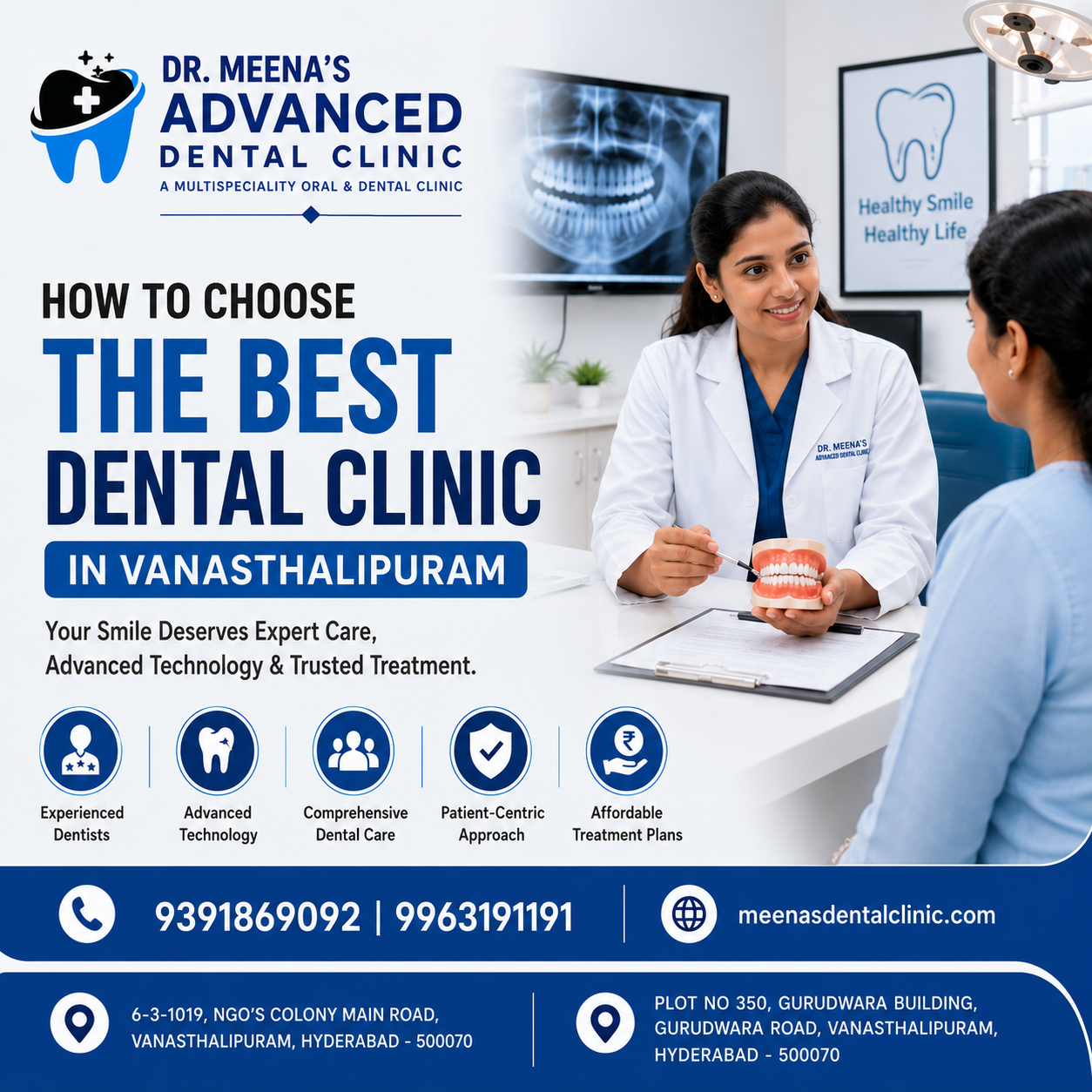 How to Choose the Best Dental Clinic in Vanasthalipuram
