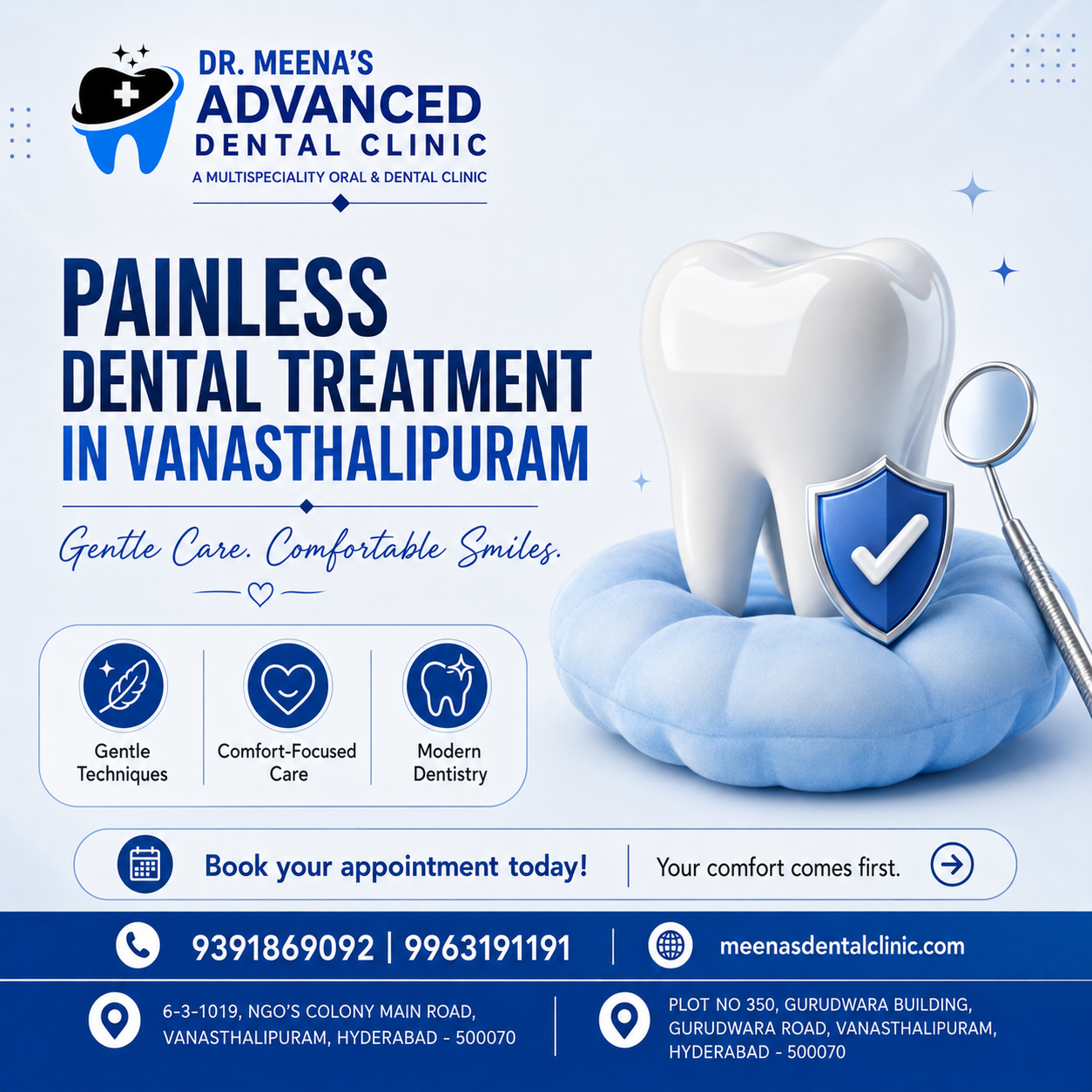 Painless Dental Treatment in Vanasthalipuram
